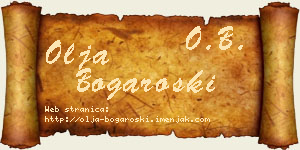 Olja Bogaroški vizit kartica